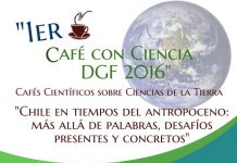 07 abril | Café científico DGF: «Chile en tiempos del antropoceno»