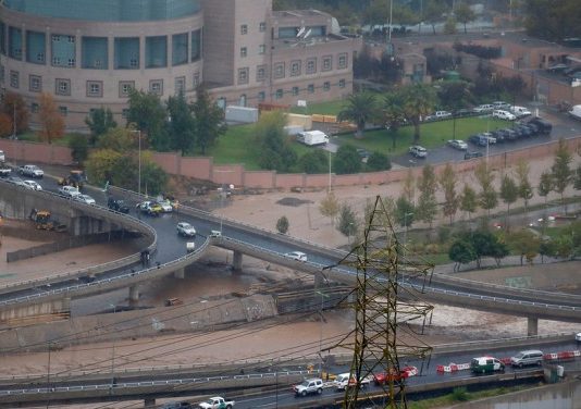 En la prensa: río atmosférico causa intensas precipitaciones en la zona central