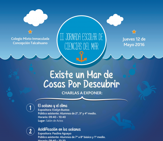 12 de mayo | II Jornada escolar de ciencias del mar en Talcahuano