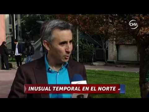 Inusual temporal en el norte (CHV Noticias)