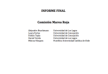 Informe final de la Comisión de Marea Roja