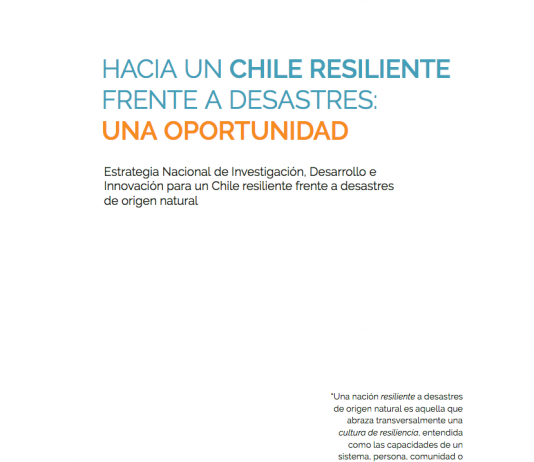 Hacia un Chile resiliente frente a desastres: una oportunidad | CNID