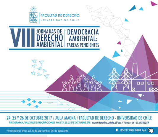 24 al 26 de octubre | VIII Jornadas de Derecho Ambiental «Democracia Ambiental: tareas pendientes»