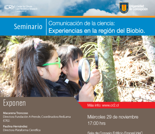 29 de noviembre | Seminario «Comunicación de la Ciencia: Experiencias en la Región del Biobío»