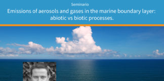 6 de junio | Seminario DGF- (CR)2: “Emissions of aerosols and gases in the marine boundary layer: abiotic vs biotic processes”