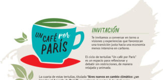 03 de abril | Tertulia “Un café por París: Aires nuevos en cambio climático ¿un impulso al acuerdo de París?”