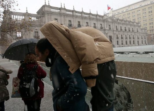 En la prensa: Graupel en Santiago