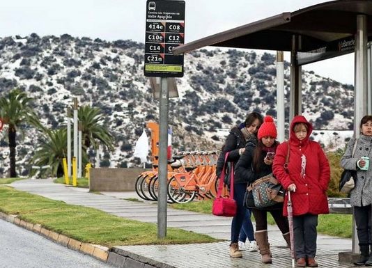 Expertos dicen que pronóstico de nieve “se aproximó bastante” (La Segunda)