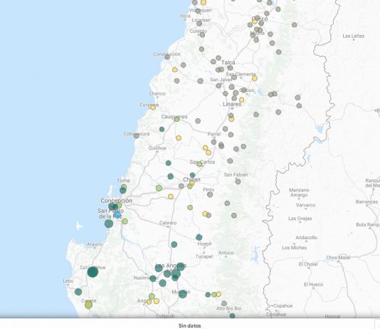 Herramienta web acopia lluvias y temperatura del Chile presente y pasado (El Mercurio)