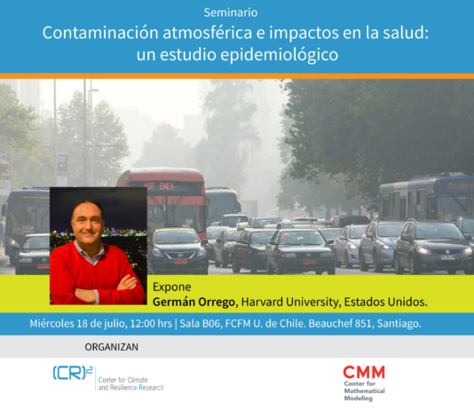 18 de julio | Seminario (CR)2-CMM «Contaminación Atmosférica e impactos en salud: Un estudio epidemiológico”