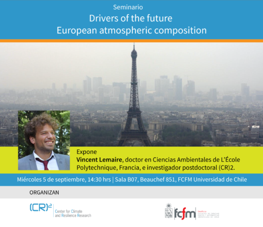 5 de septiembre | Seminario (CR)2 «Drivers of the future European atmospheric composition»