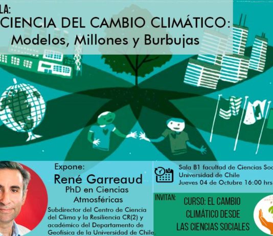 04 de octubre | Charla: La ciencia del cambio climático: Modelos, Millones y Burbujas