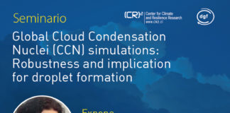 12 de diciembre | Seminario (CR)2-DGF «Global Cloud Condensation Nuclei (CCN) simulations: Robustness and implication for droplet formation”