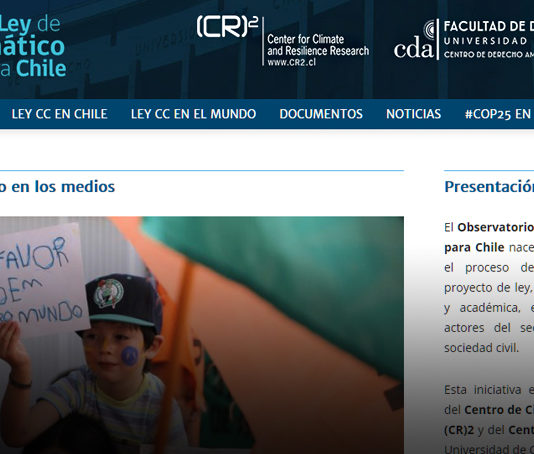 Nuevo Observatorio realizará seguimiento a la nueva Ley de Cambio Climático