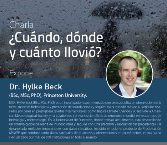 22 de enero | Charla «¿Cuándo, dónde y cuánto llovió?»