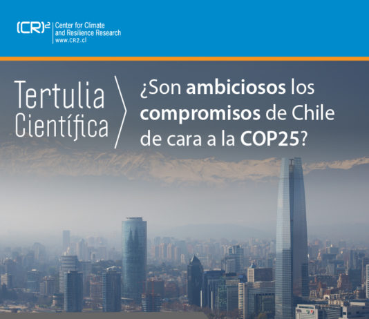 20 de marzo | Tertulia (CR)2: “¿Son ambiciosos los compromisos de Chile de cara a la COP25?”