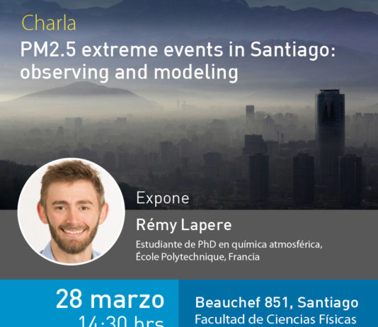 28 de marzo | Seminario (CR)2 – DGF “PM2.5 Extreme events in Santiago: observing and modeling”