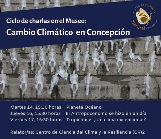 14, 16 y 17 de mayo | Ciclo de charlas en el Museo: Cambio climático en Concepción