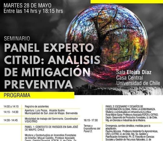 28 de mayo | Seminario «Panel experto CITRID: Análisis de mitigación preventiva»