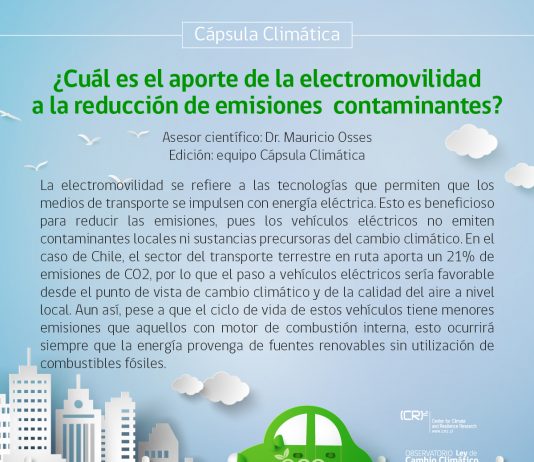 Cápsula climática: ¿Cuál es el aporte de la electromovilidad a la reducción de emisiones contaminantes?