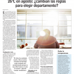 26°C en agosto ¿cambian las reglas para elegir departamento www.lun.com