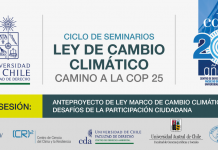 26 de agosto | Seminario “Anteproyecto de Ley Marco de Cambio Climático: Desafíos de la participación ciudadana”