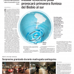 Inusual fenómeno polar provocará primavera lluviosa del Biobío al sur www.lun.com