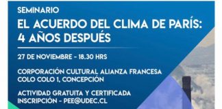 27 de noviembre | Seminario «El Acuerdo del Clima de París: 4 años después»