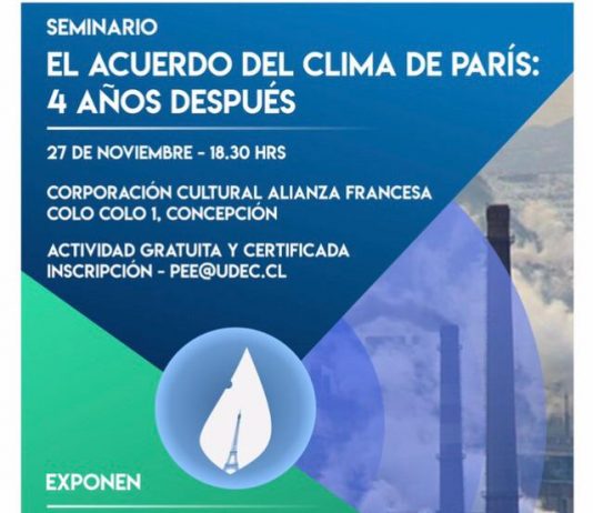 27 de noviembre | Seminario «El Acuerdo del Clima de París: 4 años después»