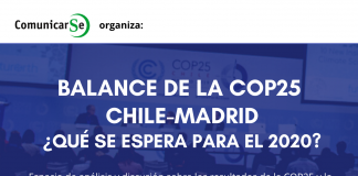 08 de enero | Encuentro “Balance de la COP25 Chile-Madrid: ¿qué se espera para el 2020?”