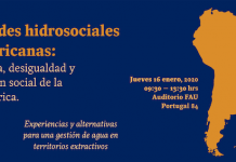 16 de enero | Seminario «Realidades hidrosociales sudamericanas: Gobernanza, desigualdad y construcción social de la escasez hídrica»