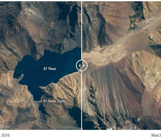 A Strained Water System in Chile (Noticias Nasa Earth Observatory)