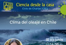 3 de junio | Charlas (CR)2 Ciencia desde la casa: «Clima del oleaje en Chile»