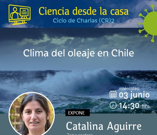 3 de junio | Charlas (CR)2 Ciencia desde la casa: «Clima del oleaje en Chile»