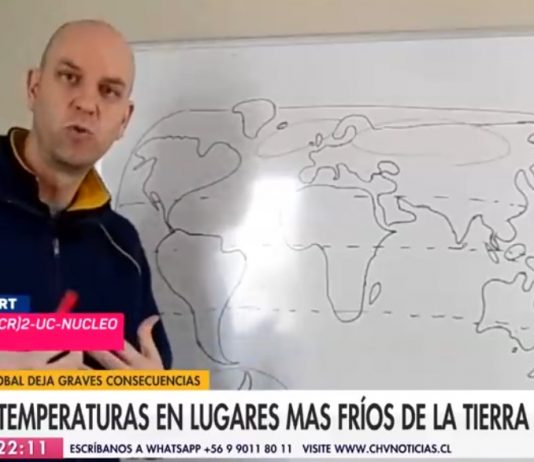 Insólitas temperaturas en lugares más fríos de la tierra (Chilevisión)