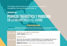 03 de septiembre | Webinar «Pobreza energética y pandemia en Latinoamérica y El Caribe»