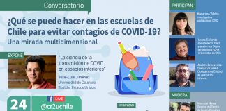 24 de agosto | Conversatorio online «¿Qué se puede hacer en las escuelas de Chile para evitar contagios de COVID-19? Una mirada multidimensional»