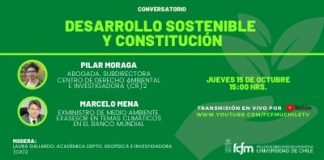 15 de octubre | Conversatorio «Desarrollo sostenible y Constitución»