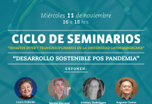 11 de noviembre | Ciclo de seminarios: «Desafíos inter y transdisciplinarios en la Universidad Latinoamericana: Desarrollo Sostenible pos Pandemia»