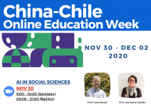 30 de noviembre al 2 de diciembre | China – Chile Online Education Week