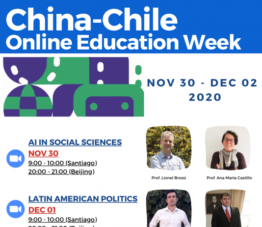 30 de noviembre al 2 de diciembre | China – Chile Online Education Week