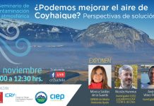 25 de noviembre | Seminario de Contaminación Atmosférica «¿Podemos mejorar el aire de Coyhaique? Perspectivas de solución»