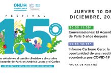 10 de diciembre | Festival 1.5: Soluciones al cambio climático a cinco años del Acuerdo de París