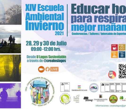 Del 28 al 30 de Julio | XIV Escuela Ambiental de Invierno 2021: Educar hoy para respirar mejor mañana