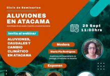 29 de septiembre | Ciclo de Seminarios «Aluviones en Atacama: Aprendizajes de sus causas, impactos y proyecciones futuras»