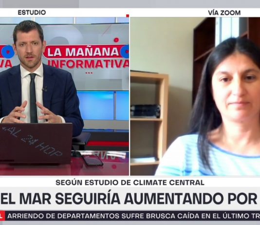 Investigadora tras estudio de Climate Central: «Dado que hay hechos que son irreversibles, tenemos que limitarlos» (24 Horas)