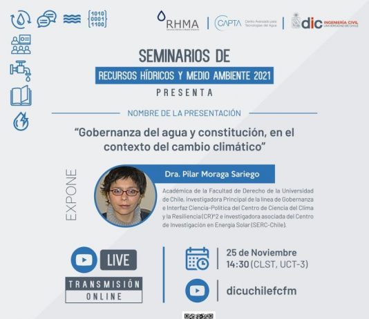 25 de noviembre | Seminario de RHMA: «Gobernanza del agua y Constitución, en el contexto del cambio climático»
