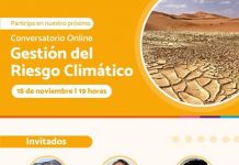 18 de noviembre | Conversatorio “Gestión del Riesgo Climático”