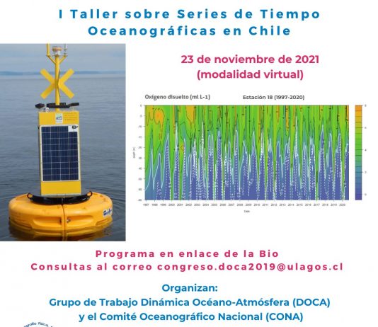 23 de noviembre | I Taller sobre Series de Tiempo Oceanográficas en Chile