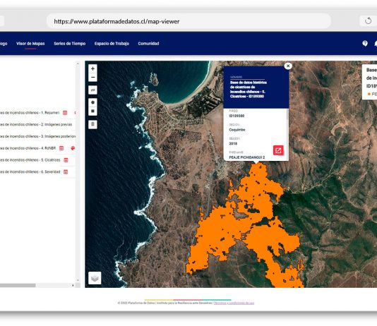 Cicatrices Históricas de Incendios disponibles en Plataforma de Datos (Noticias Itrend)